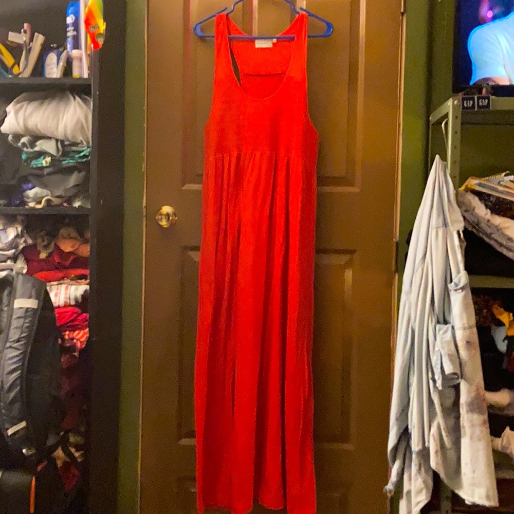 Coral Maxi Dress